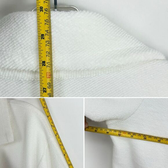 Vtg Company Ellen Tracy Women’s Collar Button Closure and zip pockets Ivory 3X - Picture 11 of 16